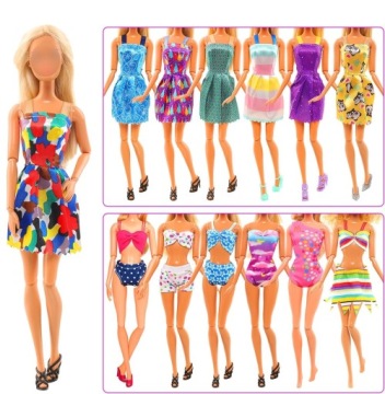 НОВЫЙ XXL ПРИНЦЕССА КУКЛА ОДЕЖДА АКСЕССУАРЫ ПОДАРОЧНЫЙ НАБОР 51ШТ.