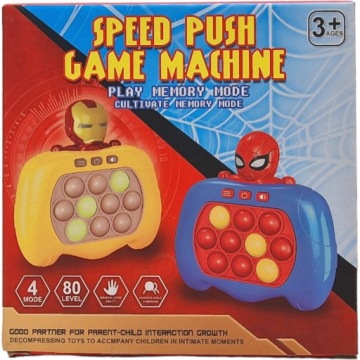 POP IT АРКАДНАЯ ИГРА АНТИСТРЕСС ЭЛЕКТРОННАЯ КОНСОЛЬ ЧЕЛОВЕК-ПАУК