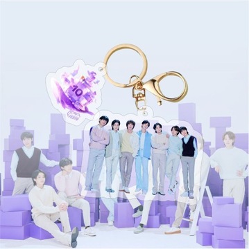 1 шт. KPOP BTS FESTA идол брелки украшение кулон