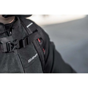 SHIMA PRAKTYCZNY PLECAK MOTOCYKLOWY USZTYWNIANY AYRO 24L BLACK