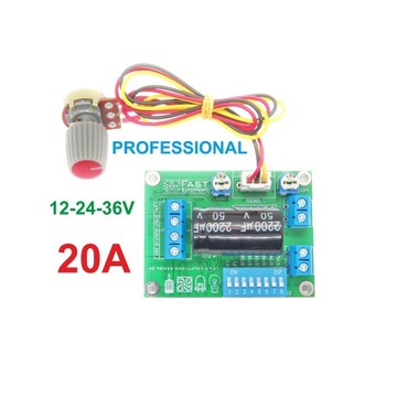 Regulator silnika LED PWM Soft Start i Stop 20A