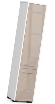 REGAŁ ŁAZIENKOWY Z DRZWICZKAMI NA NÓŻKACH PÓŁKI