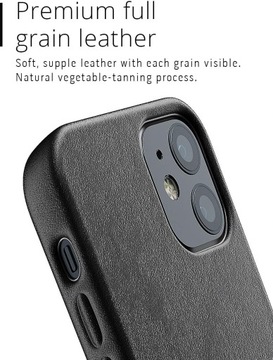 Задний чехол Mujjo для Apple iPhone 12 Mini, черный