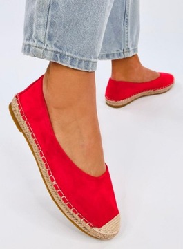 Espadryle damskie TREISA RED 37