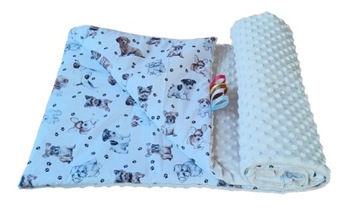 Одеяло BLANKET Minky + Хлопок 100х135 Одеяло дошкольника