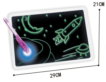 БОЛЬШАЯ ДОСКА ДЛЯ РИСОВАНИЯ И ЖИВОПИСИ СО СВЕТОДИОДНОЙ ПОДСВЕТКОЙ