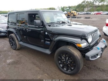Jeep Wrangler IV 2024 Jeep Wrangler Jeep Wrangler Sahara 4XE od firmy ubezpieczeniowej 2.0 375KM, zdjęcie 1