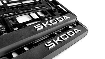 Ramki do Tablic Rejestracyjnych Skoda 3D ASO