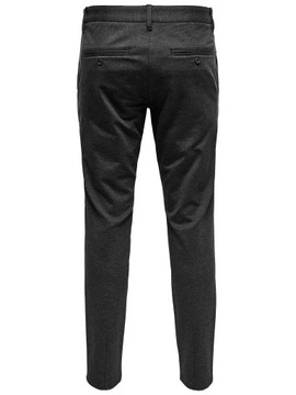 Only & Sons Chinosy Mark 22010209 Szary Slim Fit