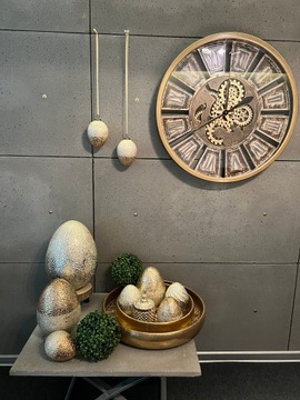 OZDOBA WIELKANOCNE JAJO WIELKANOCNE SZKLANA FIGURKA WIELKANOCNA