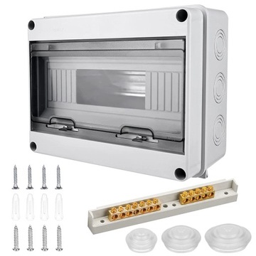 ROZDZIELNICA NATYNKOWA HERMETYCZNA WODOSZCZELNA ELEKTRYCZNA IP65 1x12 1000V