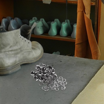 Декоративное макраме Крючки для шнурка Металлические люверсы для обуви