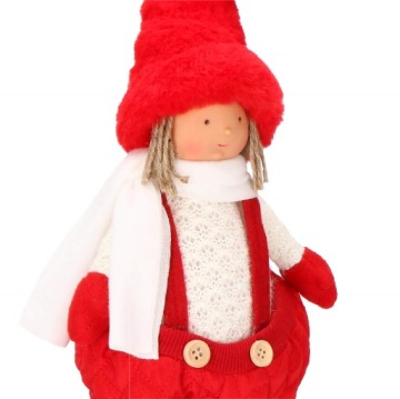 CHRISTMAS DOLLS SET STANDING 50cm UNDER THE CHRISTMAS TREE FIGURES DECORATION 2pcs.