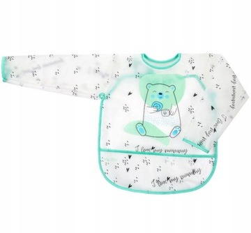 AKUKU ŚLINIAK Z RĘKAWKAMI FARTUSZEK NA RZEP MISIO