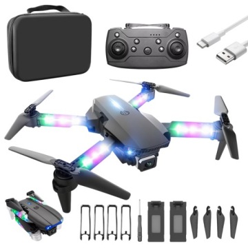 Dron Dvě Kamery Wifi Hračka Vznášení 100M 2X Akumulátor