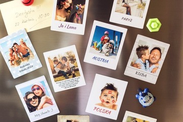 ФОТОМАГНИТ фотомагниты на холодильник POLAROID XL