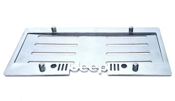 Ramka pod na małe tablice rejestracyjne Jeep SRT ze stali nierdzewnej USA