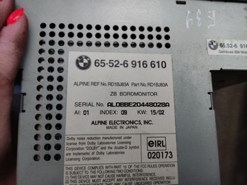 BMW E39 РАДИОНАВИГАЦИОННЫЙ 6916610
