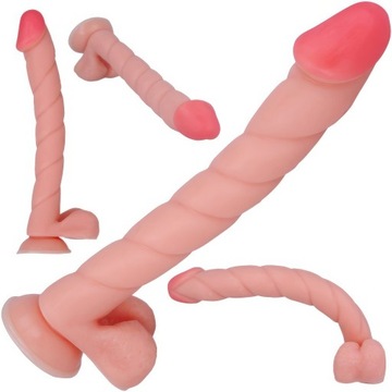 OGROMNY DONG PENIS WIELKA PAŁA z przyssawka