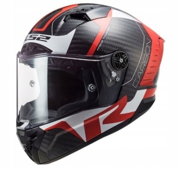 KASK LS2 FF805 THUNDER C RACING1 GL.RED WHITE XXL