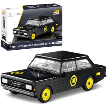 KLOCKI COBI 24597 Samochód Opel Rekord C-Schwarze Witwe 138 El.