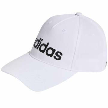 ADIDAS DAILY CAP IC9707 CZAPKA Z DASZKIEM BEJSBOLÓWKA BIAŁA BAWEŁNIANA