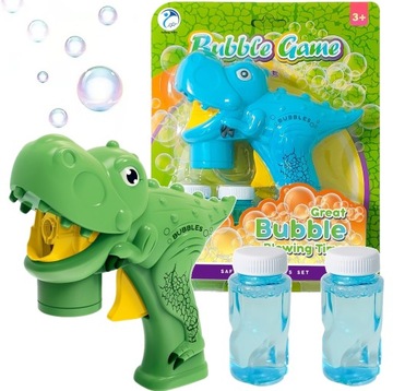 APARAT DO BANIEK DINOZAUR BAŃKI MYDLANE PISTOLET MASZYNKA