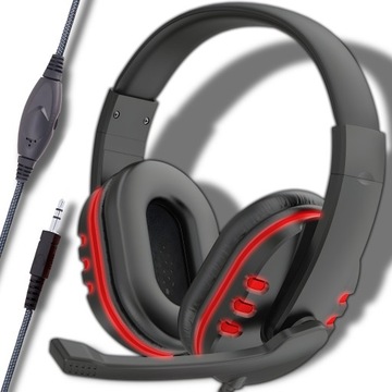 ИГРОВЫЕ НАУШНИКИ ДЛЯ ГЕЙМЕРОВ МИКРОФОН С МИКРОФОНОМ