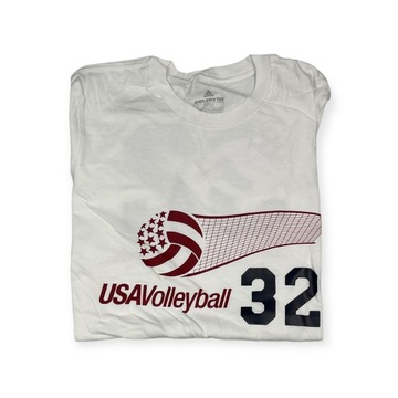 Мужская белая футболка ADIDAS VOLLEYBALL 32 M