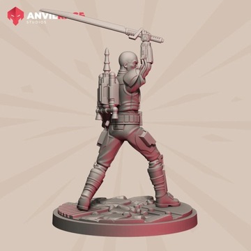 Shattered Hero — модель DEATH WATCH COMMANDER, подходящая для игры Star Wars Legion.