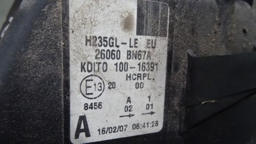 ALMERA N16 FACELIFT SVĚTLOMET LEVÝ PŘEDNÍ 26060BN67N