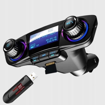 АВТОМОБИЛЬНЫЙ ПЕРЕДАТЧИК FM BLUETOOTH MP3 USB SD