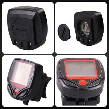 СВЕТОДИОДНЫЙ ВЕЛОСИПЕДНЫЙ СЧЕТЧИК 24 ФУНКЦИИ ПРОВОДНОЙ СПИДОМЕТР IP68 ДЛЯ ВЕЛОСИПЕДА