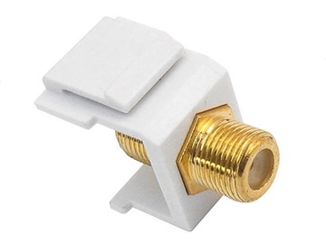 Łącznik antenowy RF F/gn-F/gn 75Ohm typ KEYSTONE