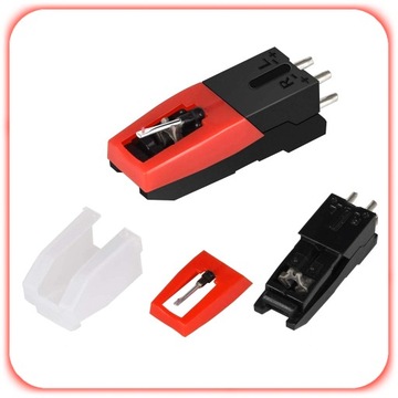 5 шт. УНИВЕРСАЛЬНАЯ ИГЛА ДЛЯ АЛМАЗНЫХ ЗАПИСЕЙ + 1 шт. ГРАФОННЫЙ КАРТРИДЖ