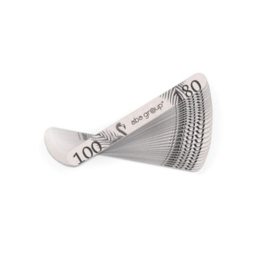 25szt Aba Pilnik do paznokci PROSTY 100/180 STANDARD