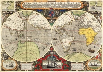 Puzzle 6000 Antyczna Mapa Morska Clementoni