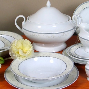 K601 SERWIS OBIADOWY 6/25 Marzenie ASTRA PORCELANA ĆMIELÓW