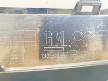 LIŠTA CHRÓM MŘÍŽKY MASKA OPEL CASCADA