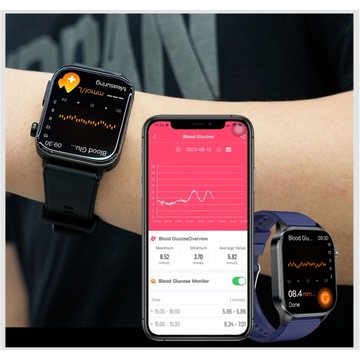 Smartwatch JG Smart JS580 POLSKIE MENU KARDIOWATCH czarny