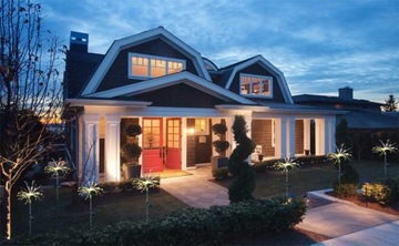 2 шт. СОЛНЕЧНЫЕ САДОВЫЕ ФОНАРИ Одуванчик, ДЕРЕВО, ФЕЙЕРВЕРК, УКРАШЕНИЕ, 150 светодиодов