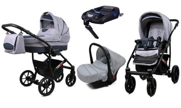BabyLux Wózek 4w1 dziecięcy Largo + baza ISOFIX