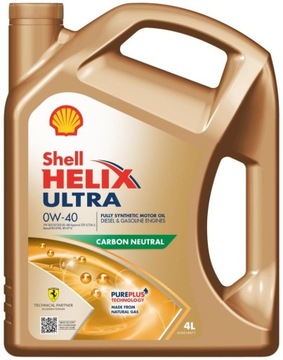 SHELL HELIX ULTRA 0W40 4L