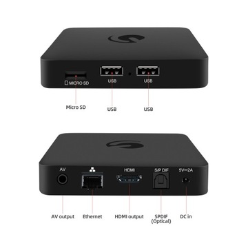 ТЕЛЕВИЗИОННАЯ ПРИСТАВКА EMATIC 4K ULTRA HD ДЛЯ Android NETFLIX GOOGLE