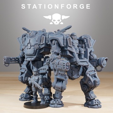 National Guard Warmech - Station Forge - Druk 3D