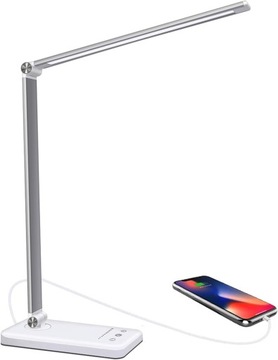 Lampa biurkowa na biurko stołowa nocna led regulacja jasności biała