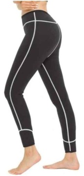 Legginsy Neoprenowe Odchudzające Wysoki Stan 2XL C