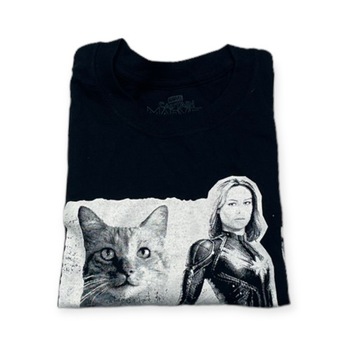 Koszulka T-shirt męski okrągły dekolt SPENCER'S CAPTAIN MARVEL L