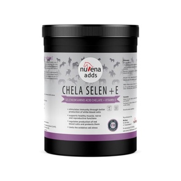 NuVena Chela Selen + E 1100g z witaminą E dla koni