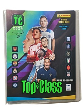 АЛЬБОМ ФУТБОЛЬНОЙ КАРТОЧКИ TOP CLASS 2024 PANINI + ПУТЕВОДИТЕЛЬ PL